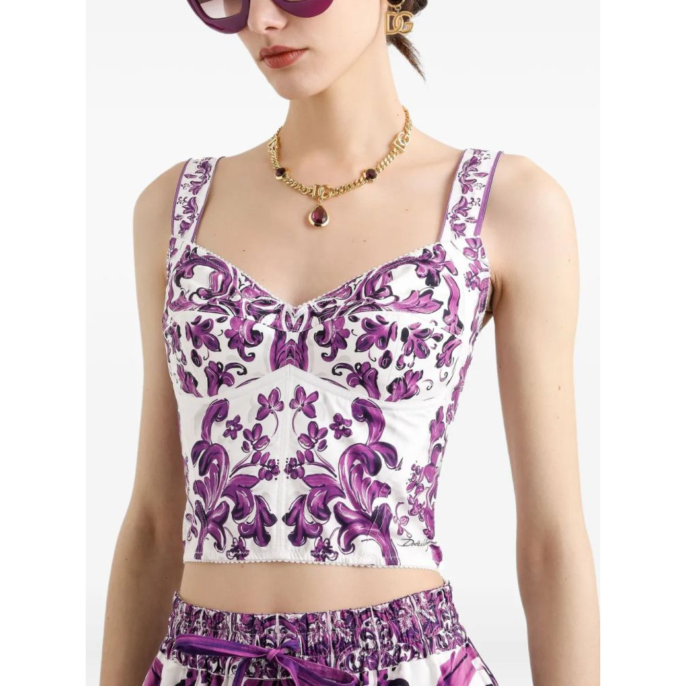 Women's 'Graphic-Print' Sleeveless Top