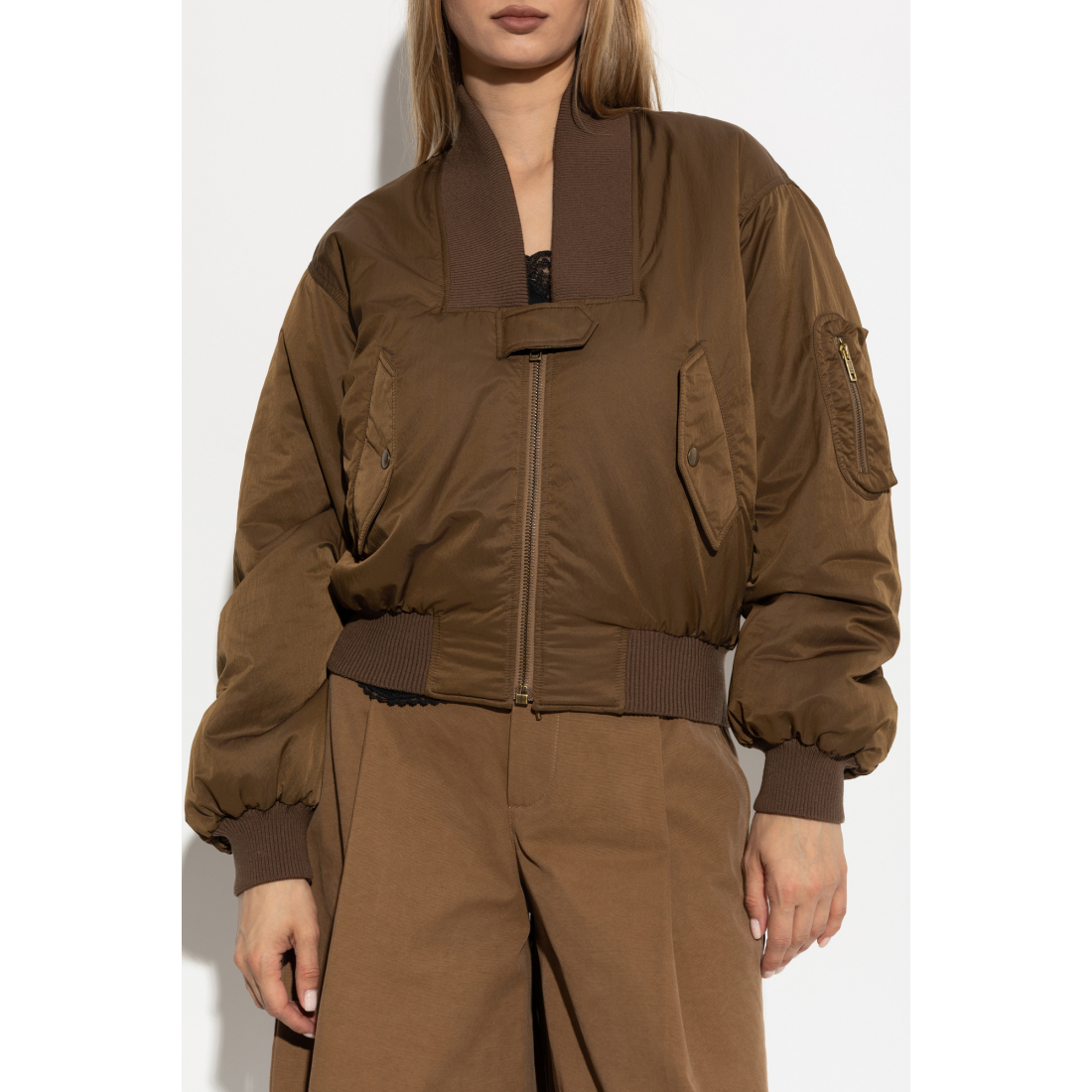 Blouson bomber 'Zip-Front' pour Femmes