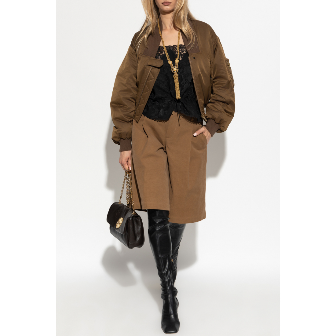 Blouson bomber 'Zip-Front' pour Femmes