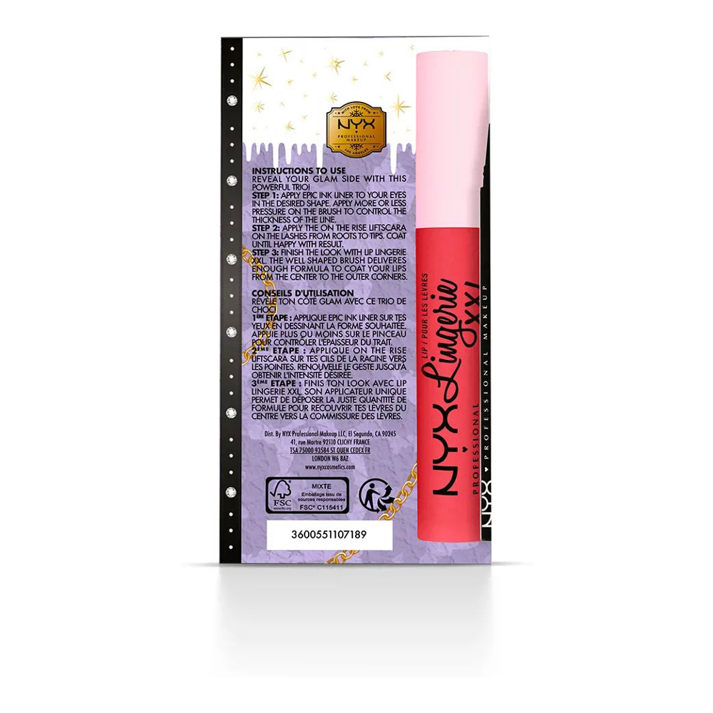 'Vegan Sweet Glam' Make-up Set - 3 Pieces