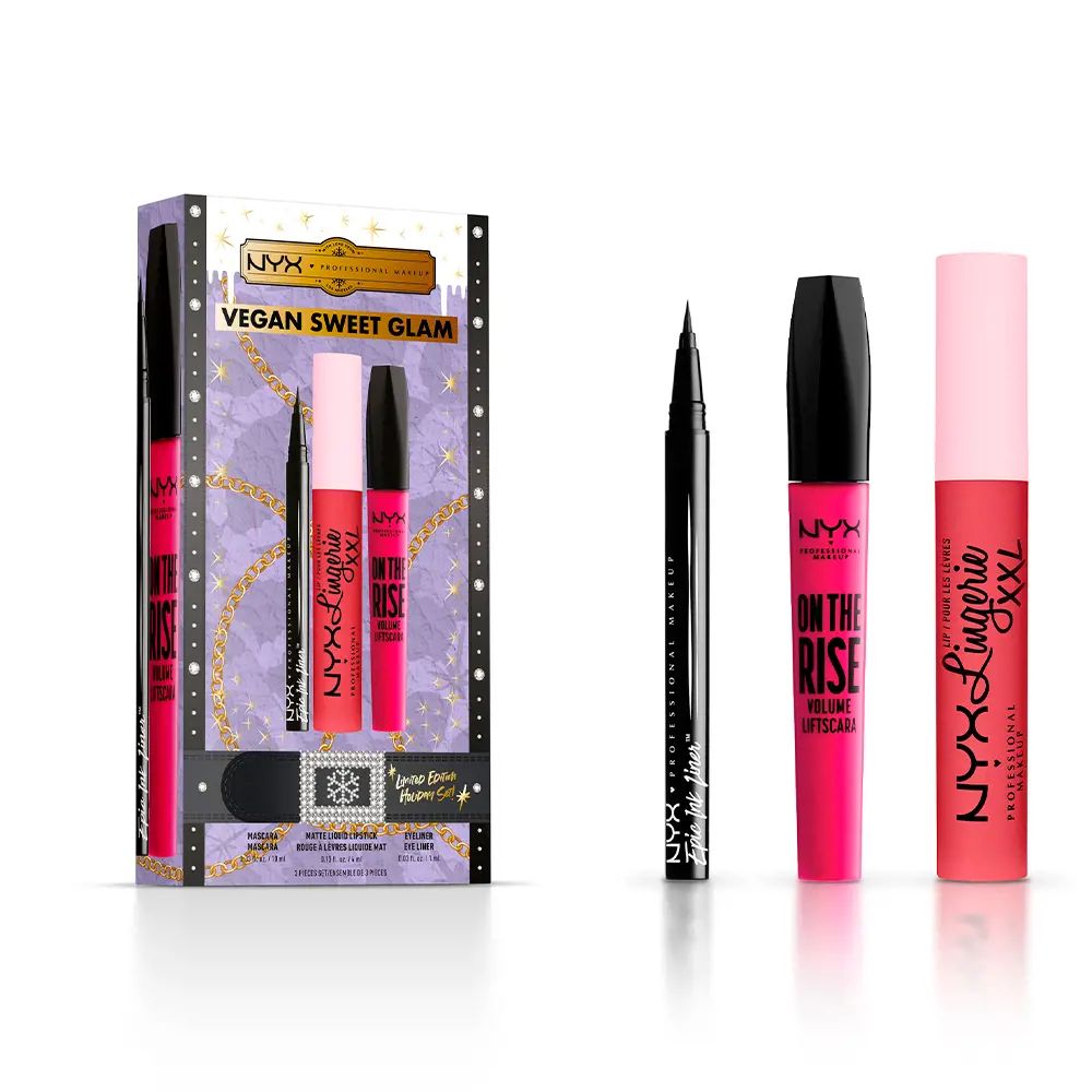 'Vegan Sweet Glam' Make-up Set - 3 Pieces