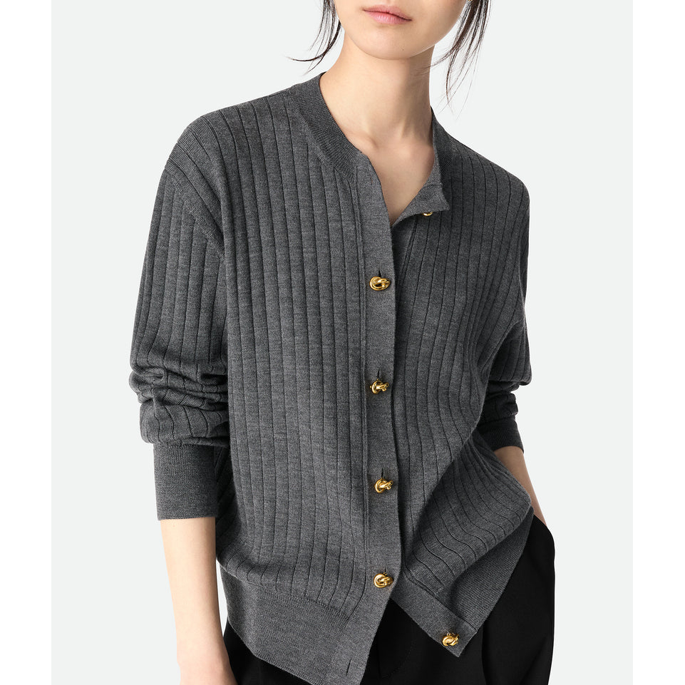 Cardigan 'Ribbed' pour Femmes