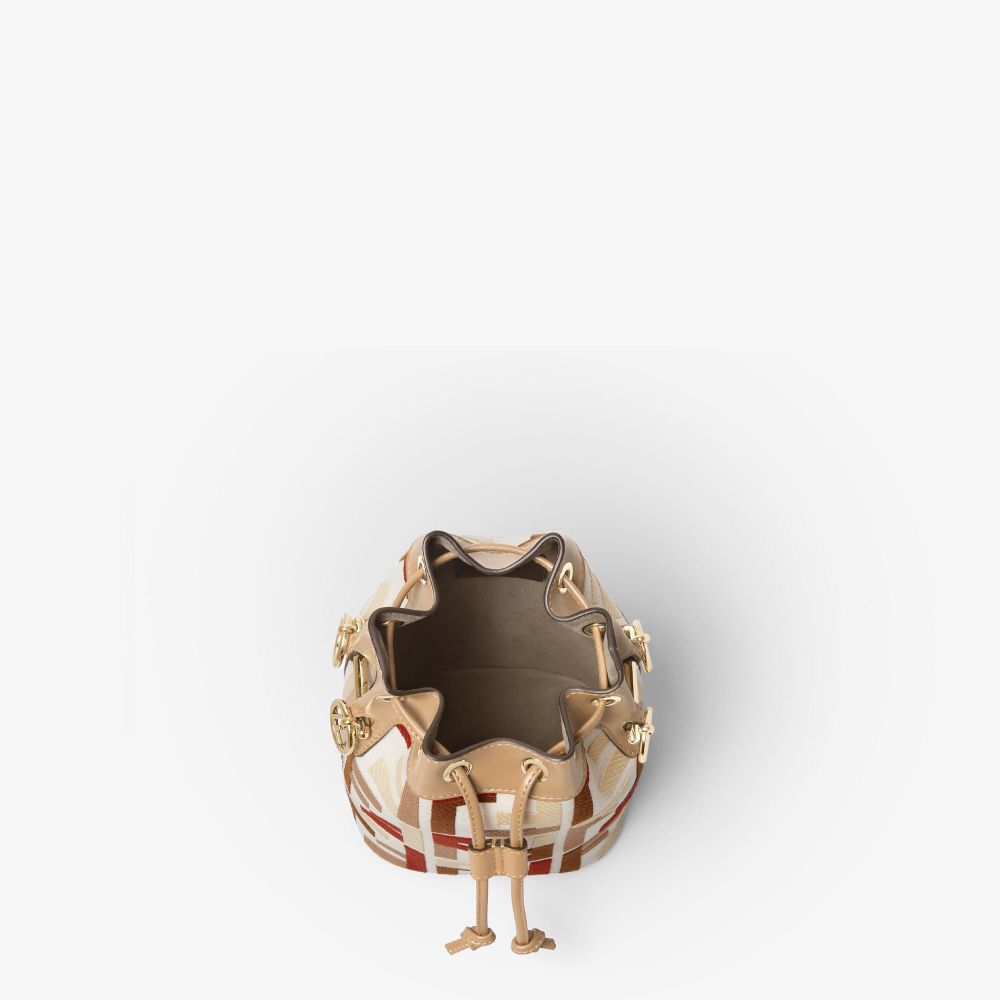 Women's 'Mon Tresor Ff Embroidery' Mini Bag