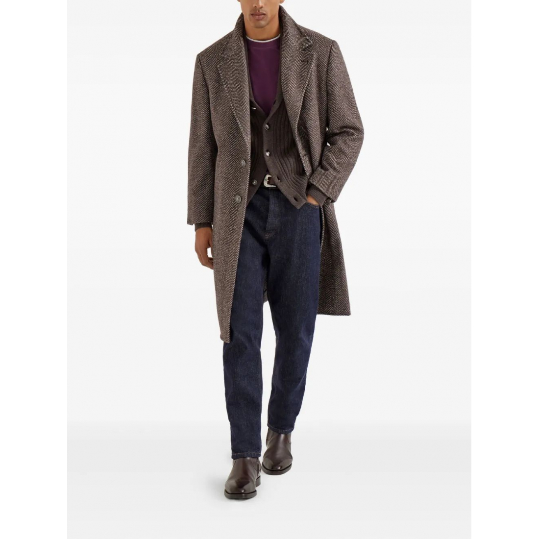 Men's 'Contrast-Trim Crew-Neck' T-Shirt