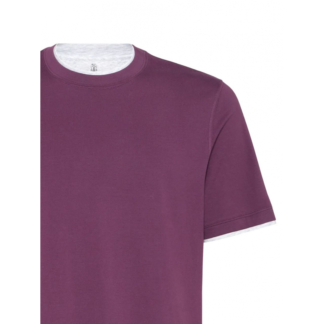 Men's 'Contrast-Trim Crew-Neck' T-Shirt