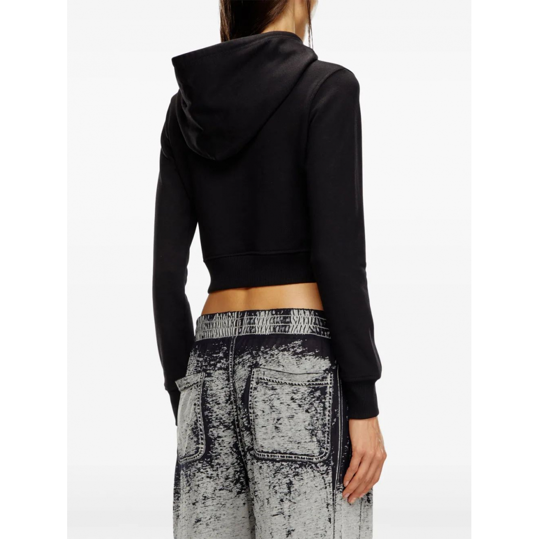 Sweatshirt à capuche  'Logo-Patch Drawstring' pour Femmes