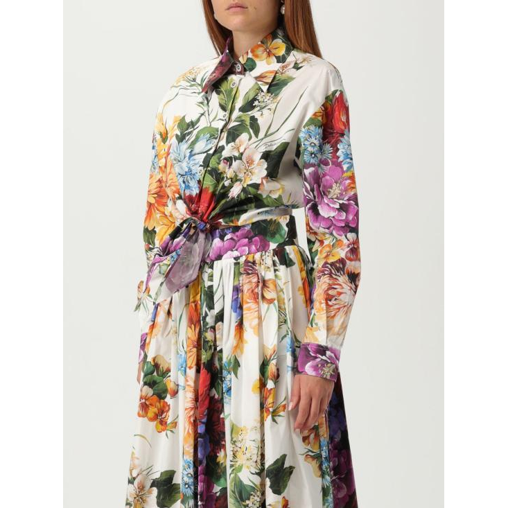 'Floral-Print' Langärmelige Bluse für Damen