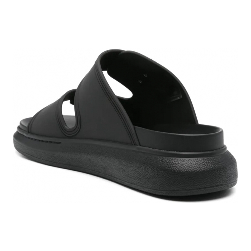 Sandales plates 'Logo-Engraved' pour Femmes