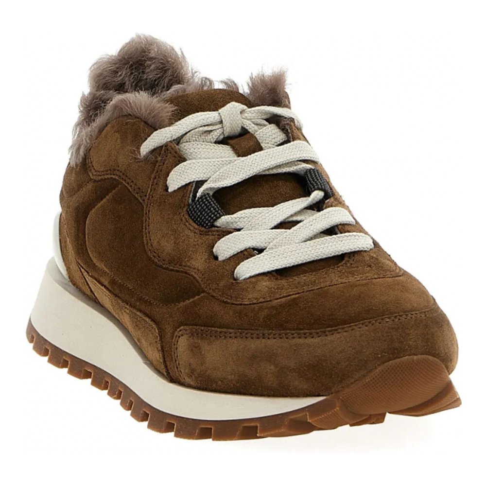 Sneakers 'Shearling-Trimmed' pour Femmes