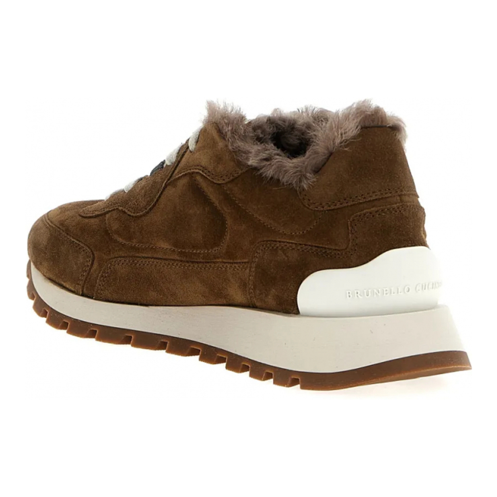 Sneakers 'Shearling-Trimmed' pour Femmes