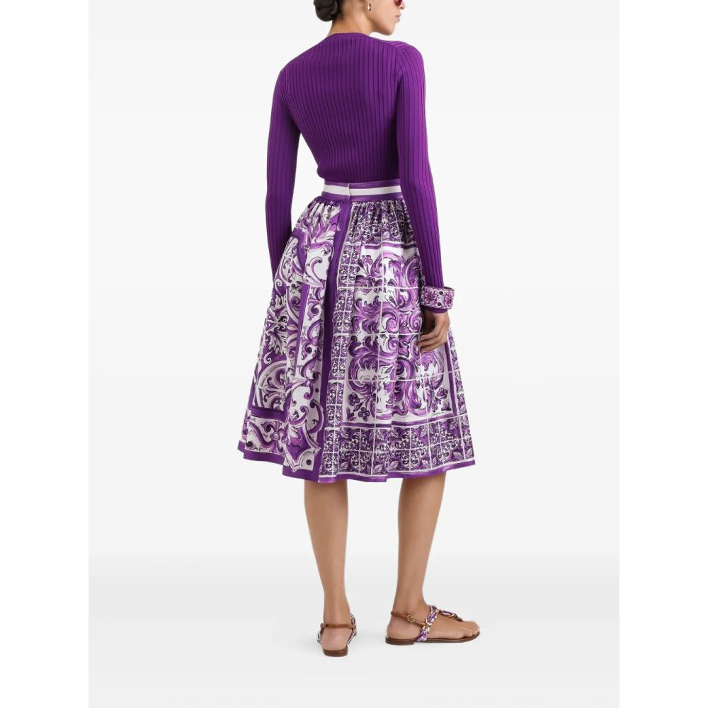 'Maiolica' Midi Rock für Damen