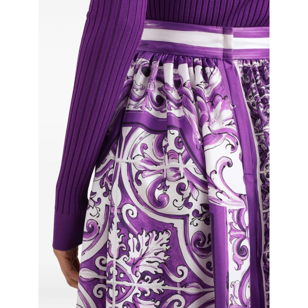 'Maiolica' Midi Rock für Damen