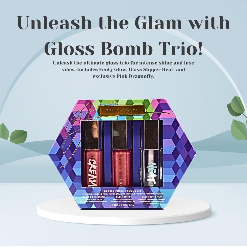 Set de soins des lèvres 'Glossy Posse Volume 6.0' - 9 ml, 3 Pièces