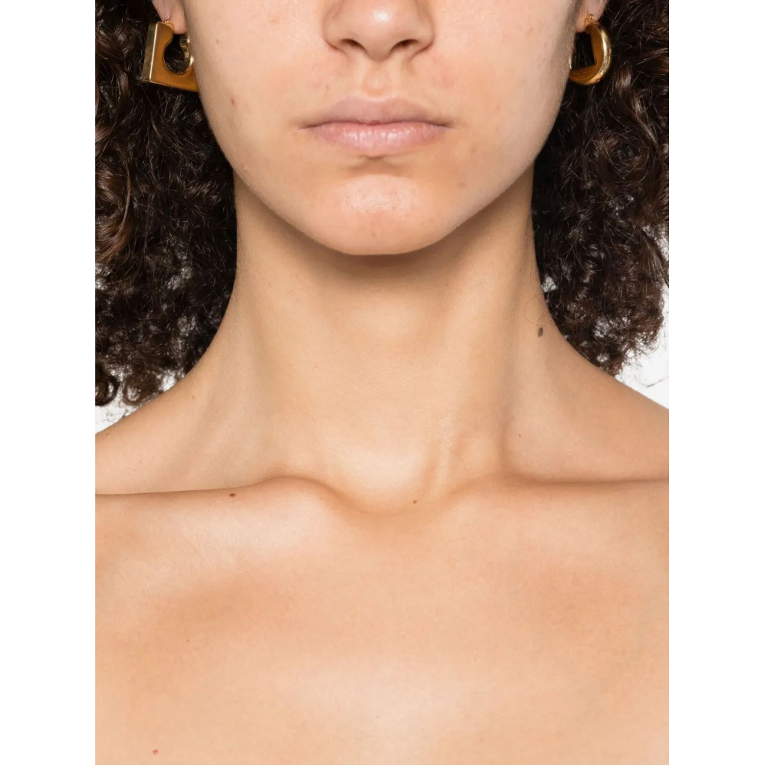 Boucles d'oreilles 'The Ronde Carre Hoop' pour Femmes