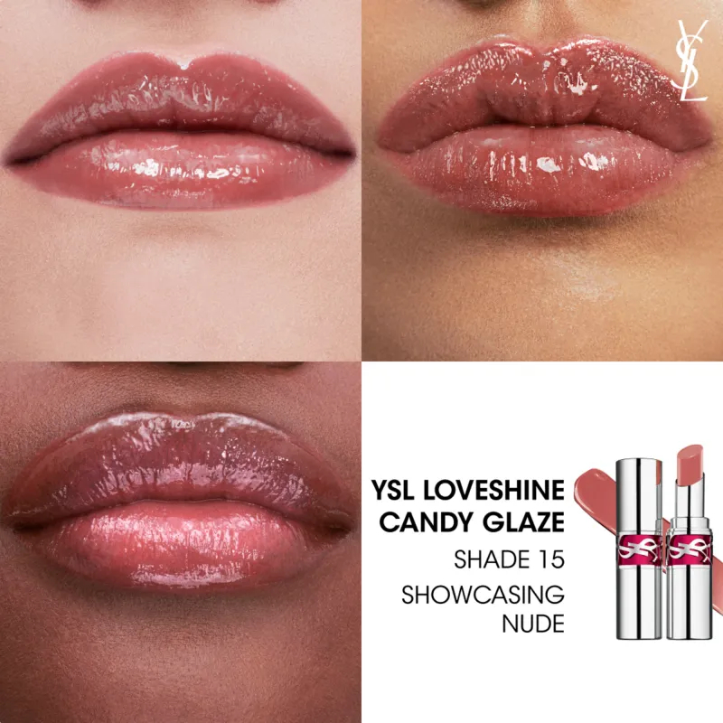 Rouge à Lèvres 'Loveshine Candy Glaze' - 15 Showcasing Nude 3.2 g
