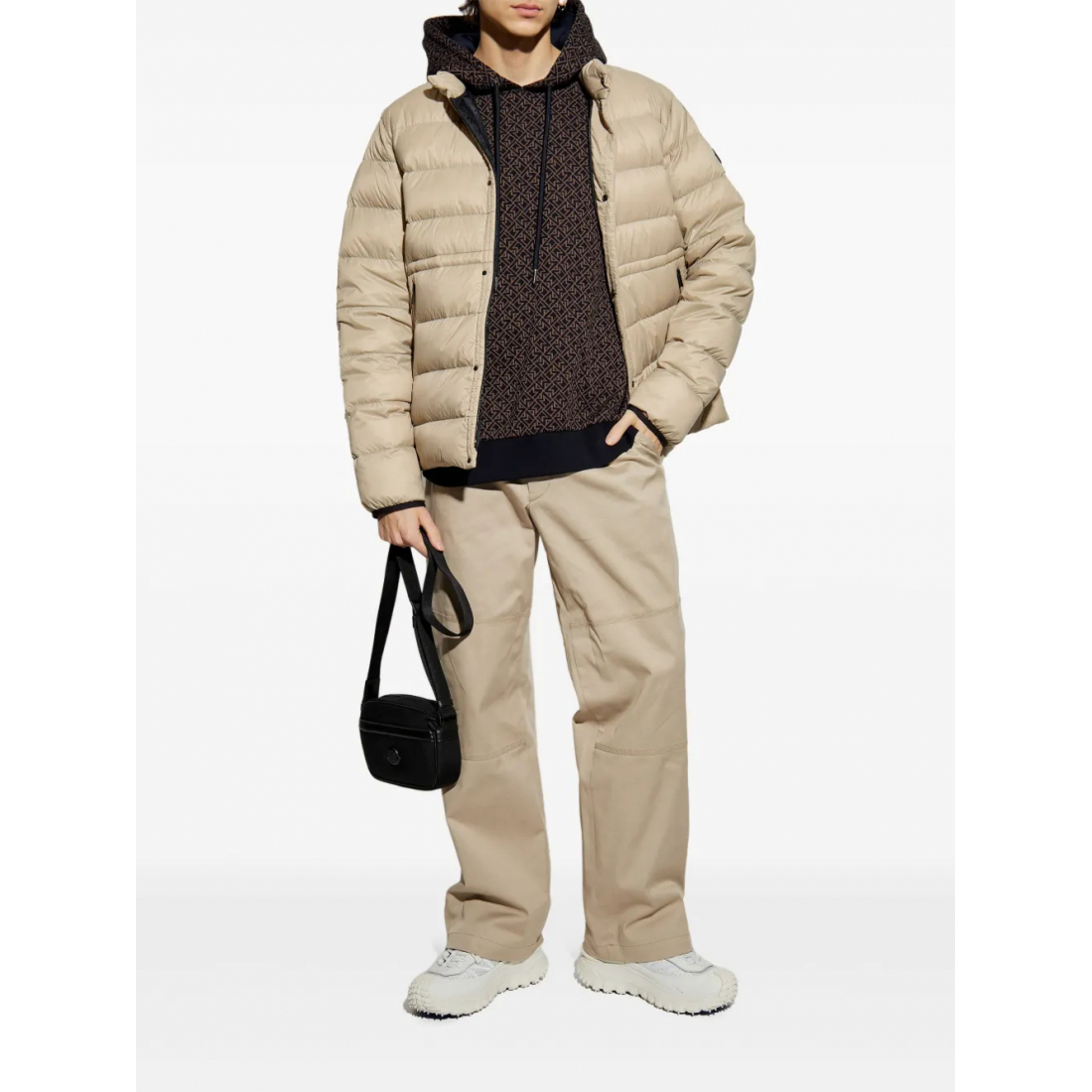 'Monogram-Pattern' Kapuzenpullover für Herren