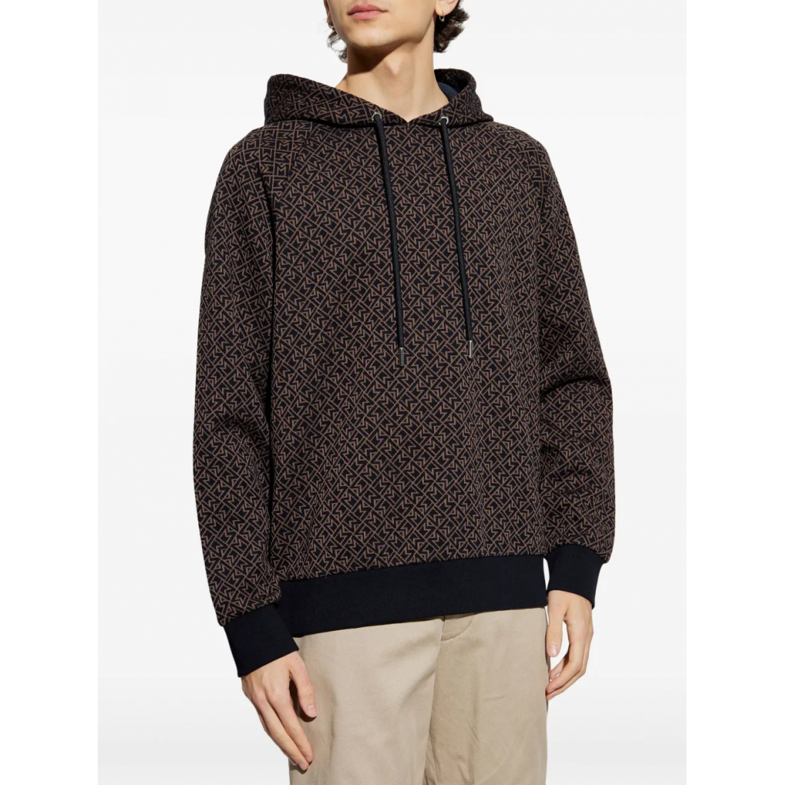 'Monogram-Pattern' Kapuzenpullover für Herren