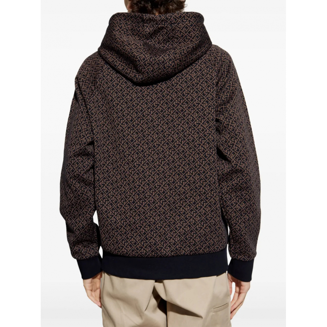 'Monogram-Pattern' Kapuzenpullover für Herren