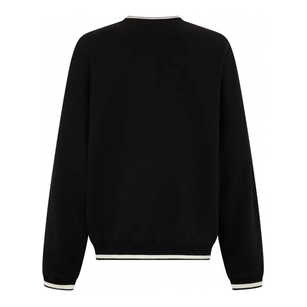 Pull 'Logo-Detail Ribbed-Knit' pour Hommes