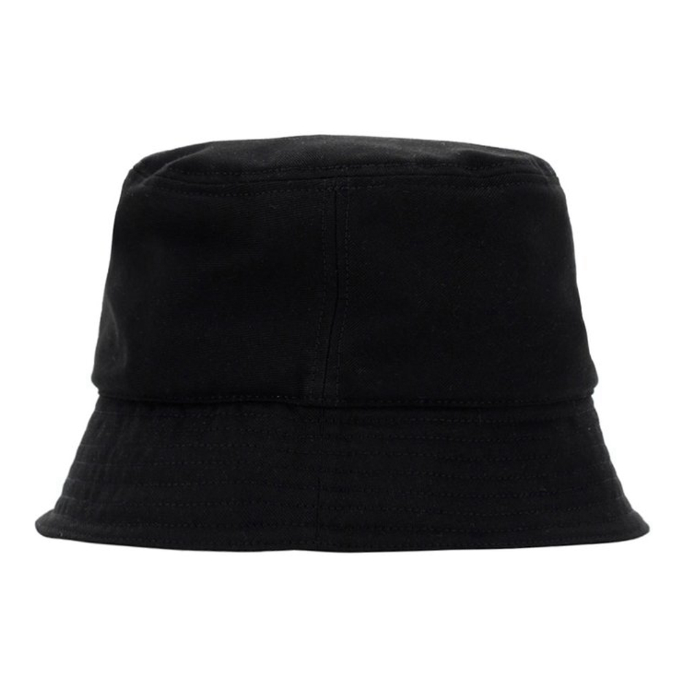 'Logo Embroidered Flared Hem' Bucket Hut für Herren