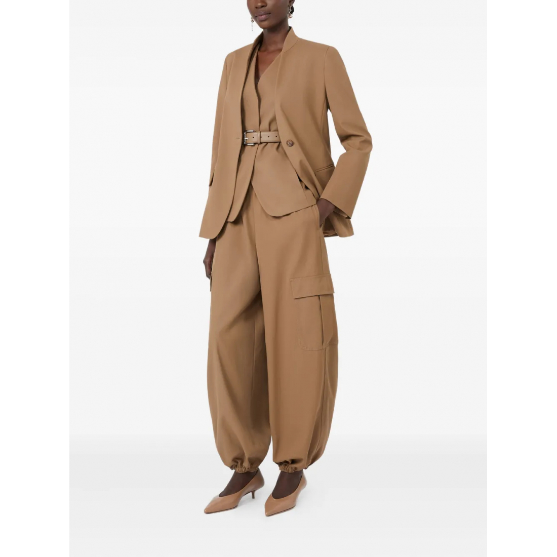 Veste 'Stand-Collar Single-Button' pour Femmes