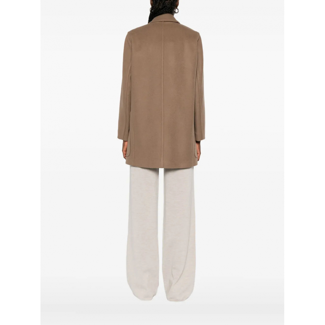 Manteau 'Double-Breasted Patch-Pocket' pour Femmes