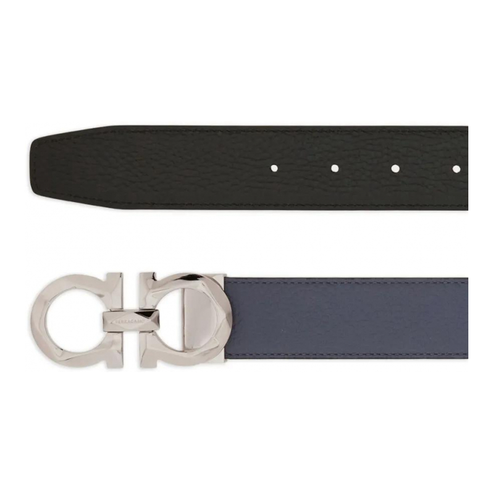 Ceinture 'Gancini-Buckle Reversible' pour Hommes