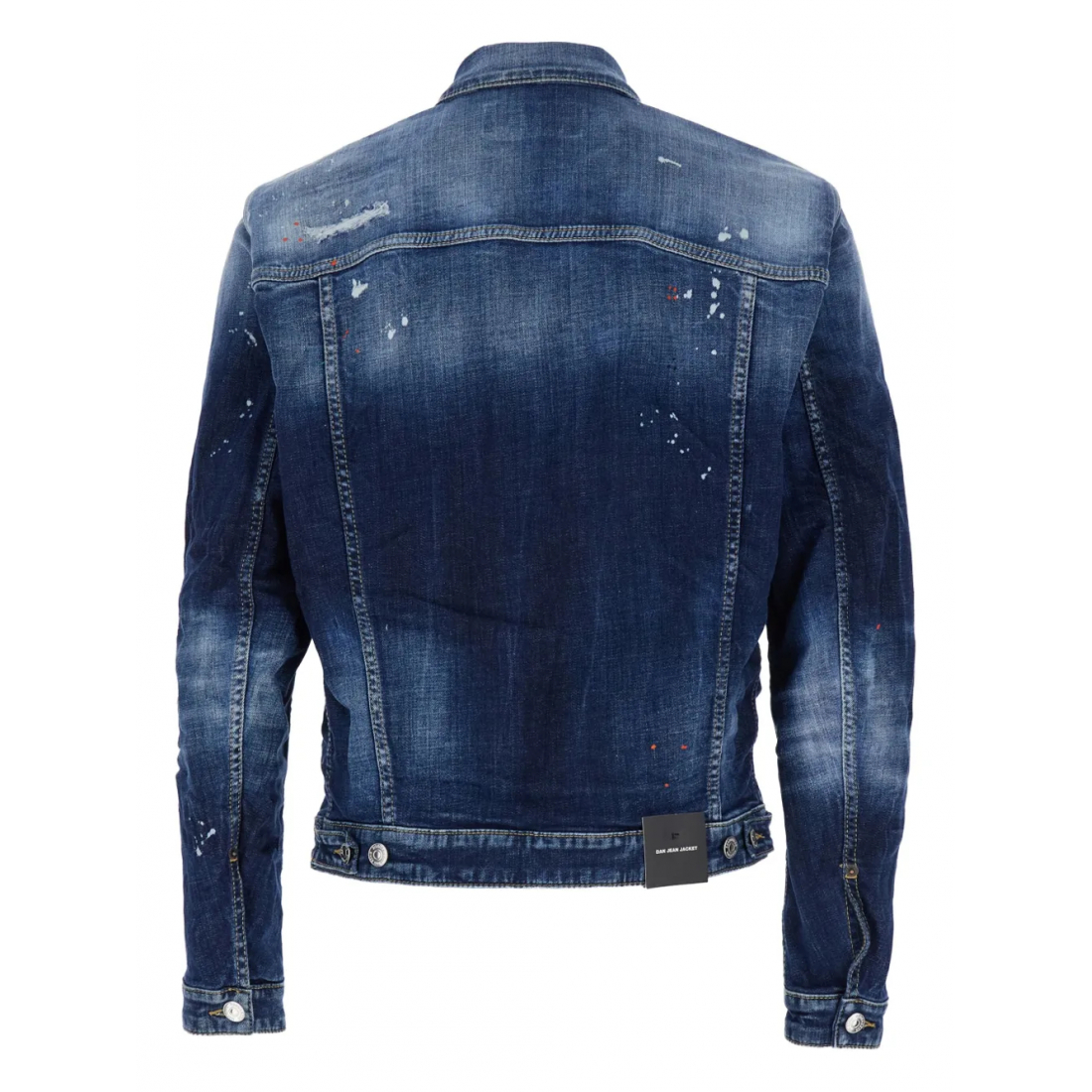 'Dan Painted Classic-Collar' Jeansjacke für Herren