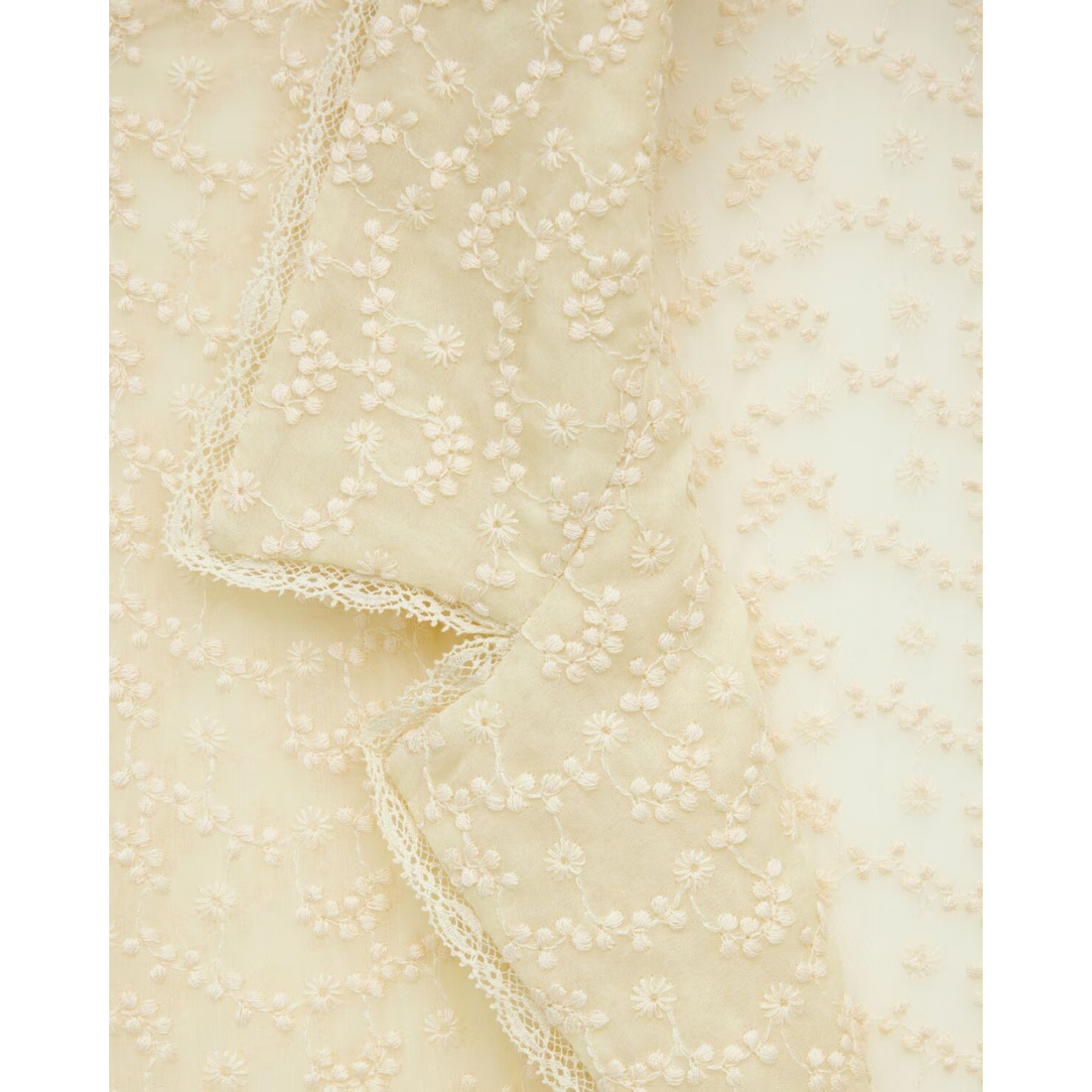 Pyjama Set 'Muslin With English Embroidery' pour Femmes