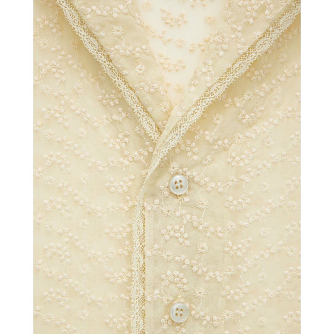 Pyjama Set 'Muslin With English Embroidery' pour Femmes