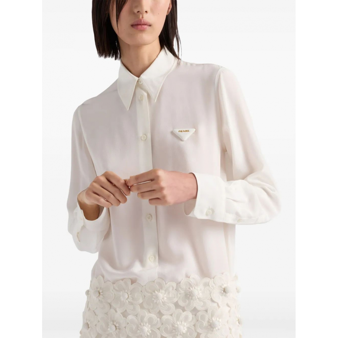 Women's 'Crêpe De Chine' Shirt