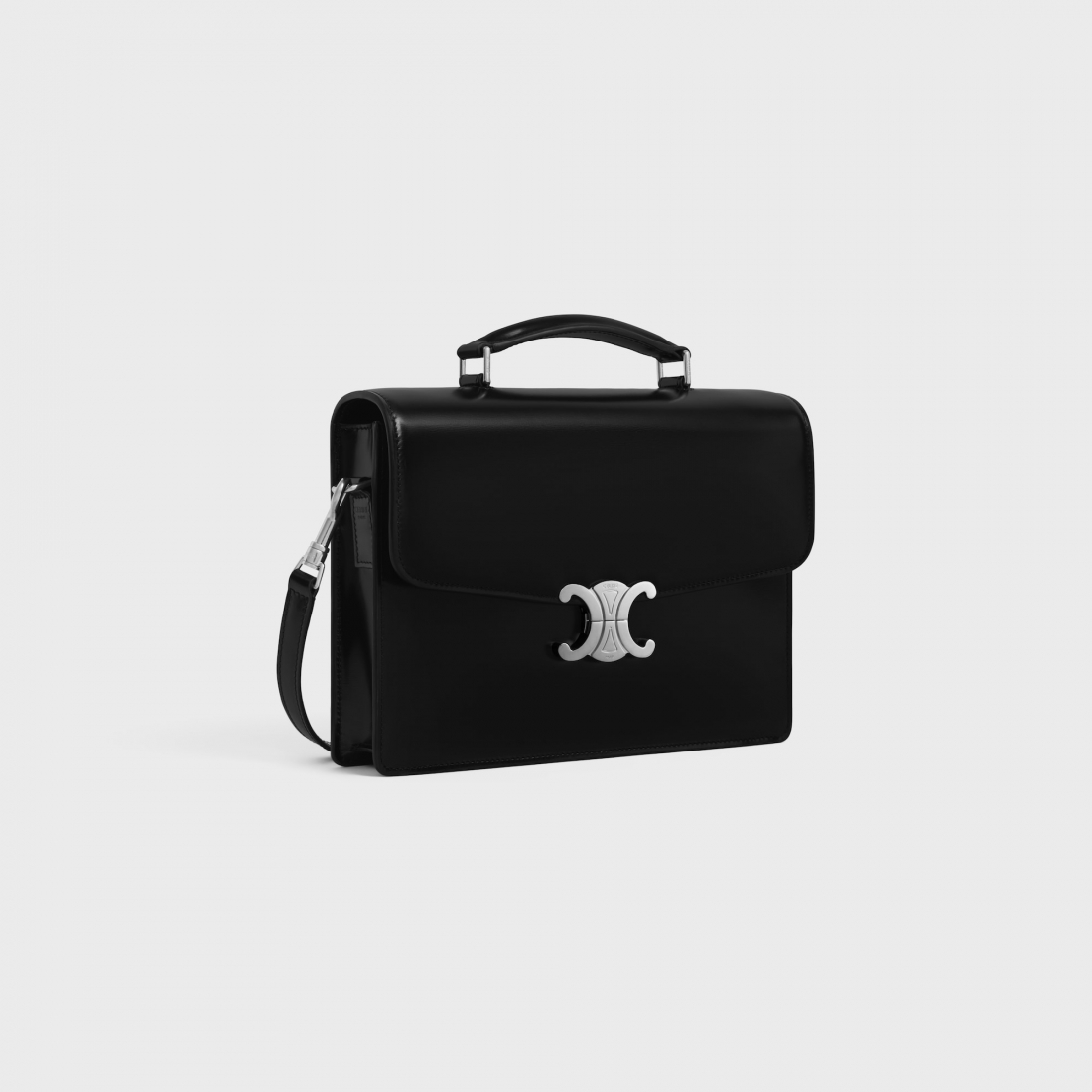 Men's 'Small Cartable Triomphe' Top Handle Bag