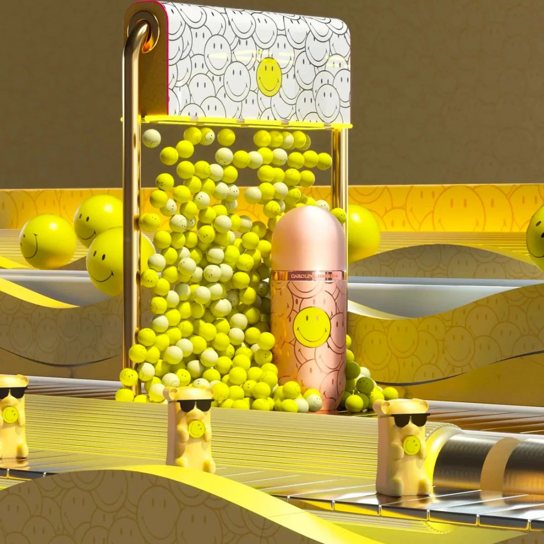 Eau de parfum '212 VIP Rosé Smiley' - 80 ml