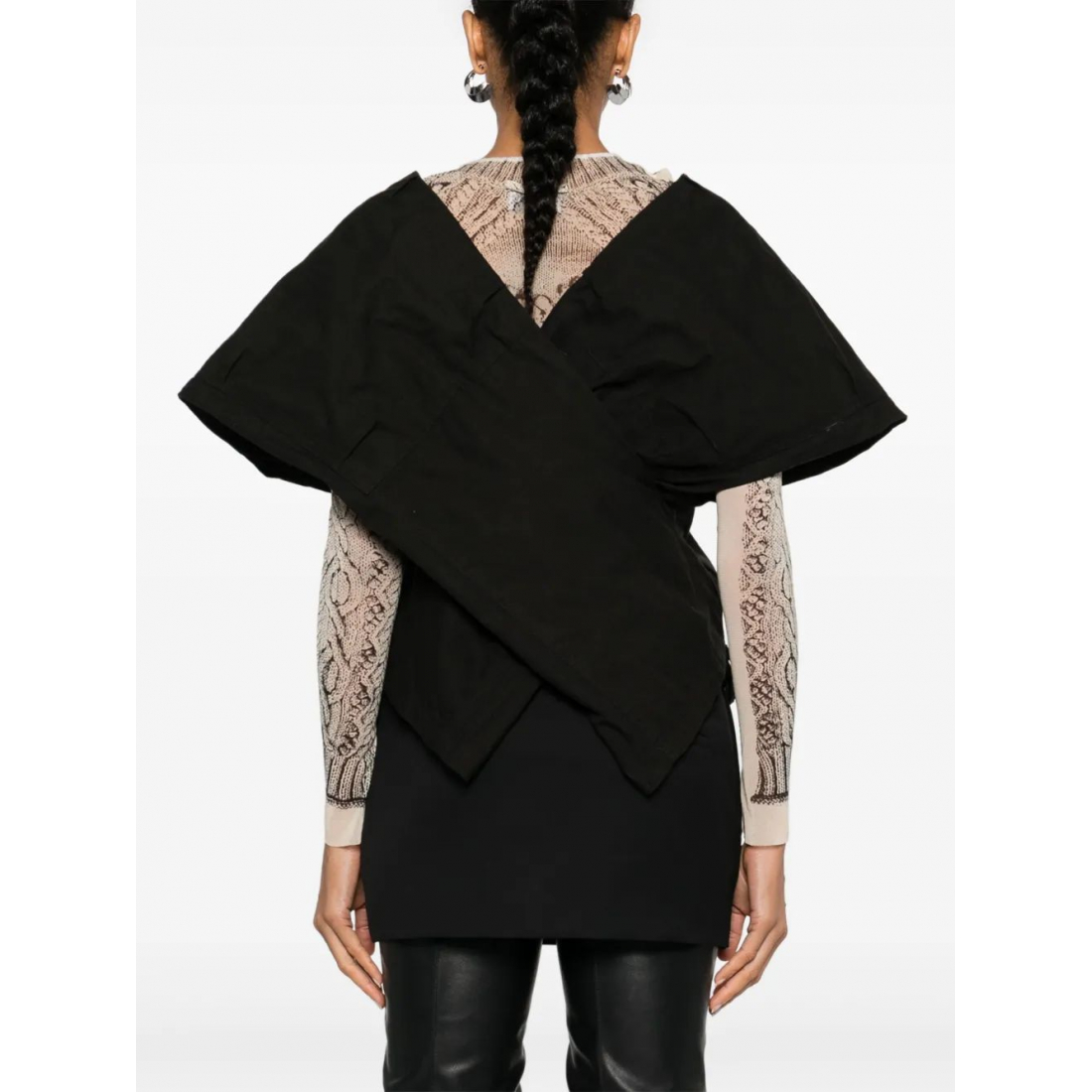 Top à manches courtes 'Deconstructed' pour Femmes