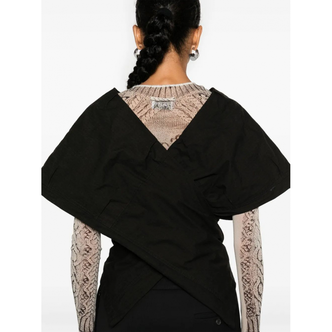 Top à manches courtes 'Deconstructed' pour Femmes