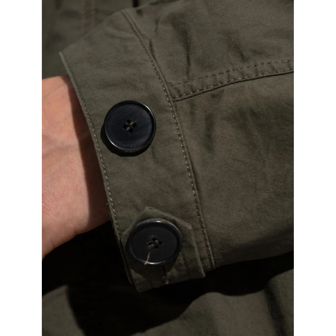 'Logo-Print Parka' Regenmantel für Herren