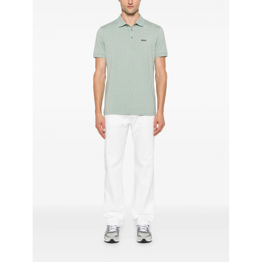 Men's 'Logo-Print' Polo Shirt