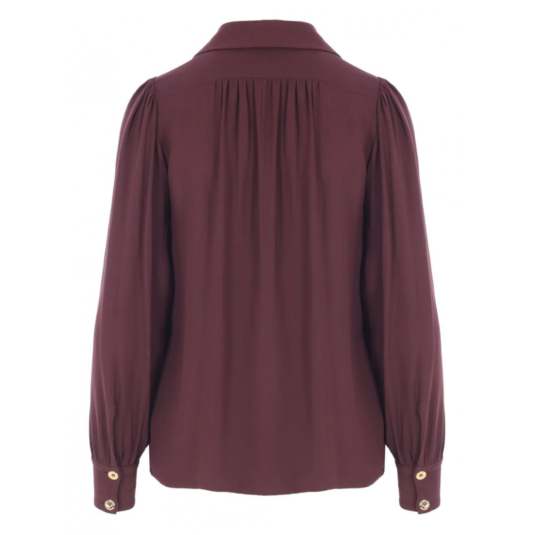 Blouse à manches longues 'Pleated-Collar' pour Femmes