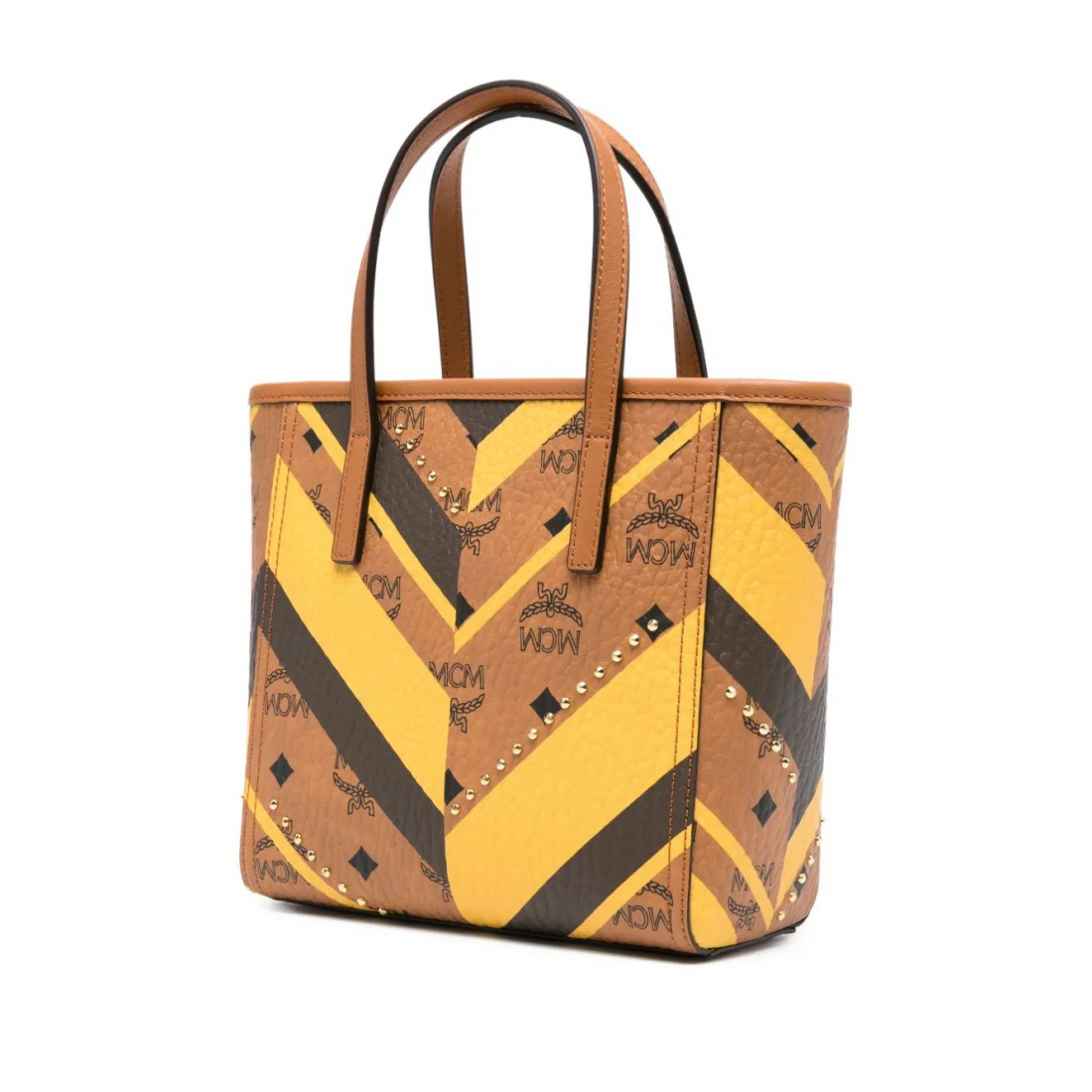 Sac Cabas 'Chevron-Pattern Studded' pour Femmes