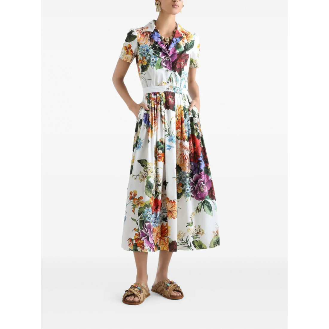 Jupe Maxi 'Floral-Print' pour Femmes