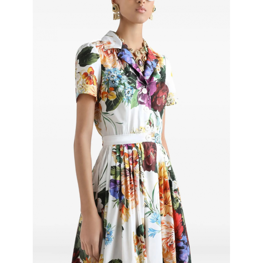 Jupe Maxi 'Floral-Print' pour Femmes