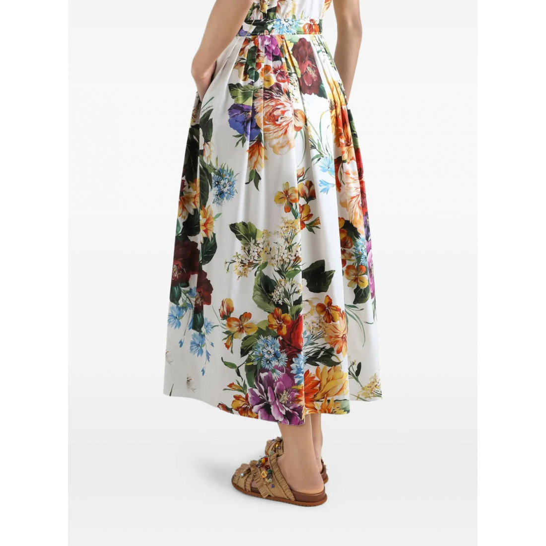 Jupe Maxi 'Floral-Print' pour Femmes