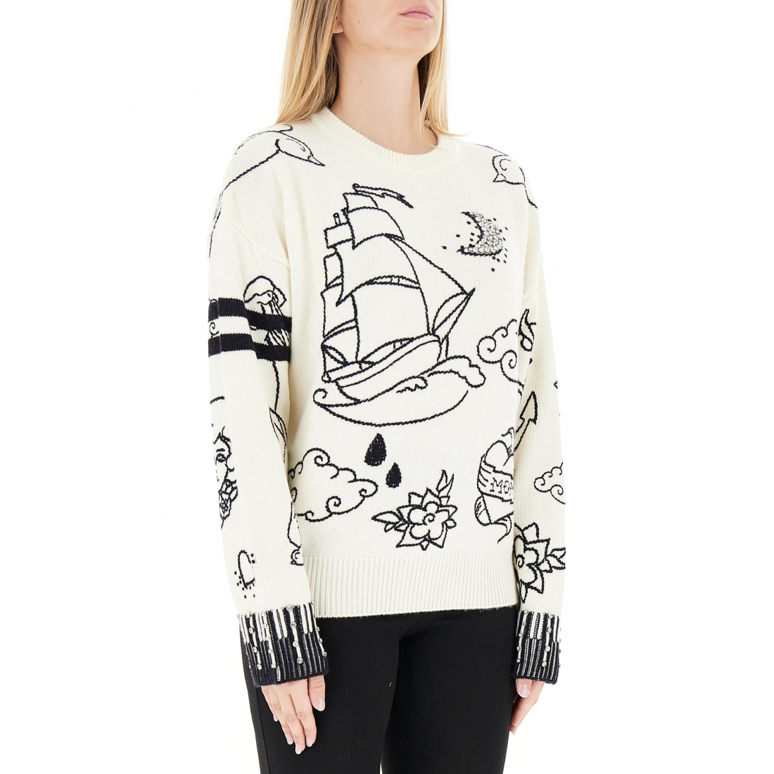 Pull 'Embroidered' pour Femmes