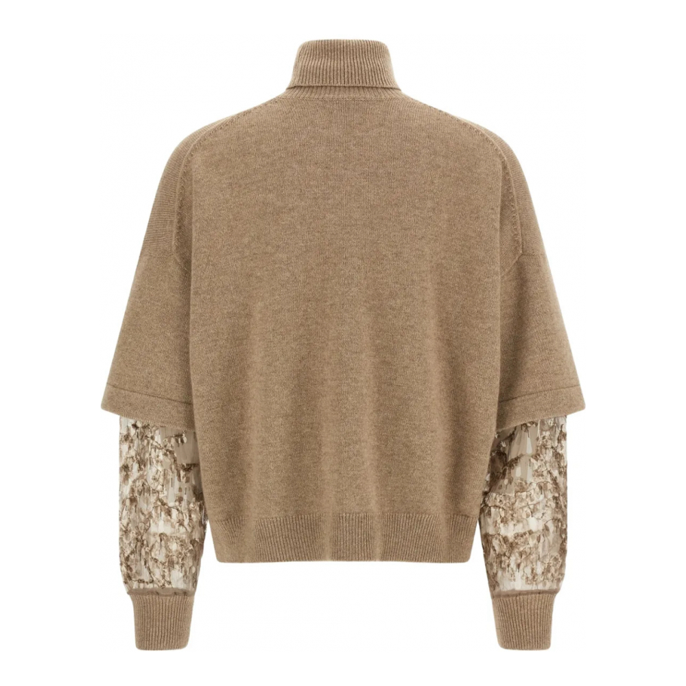 Women's 'Sequin-Embellished' Cashmere Sweater