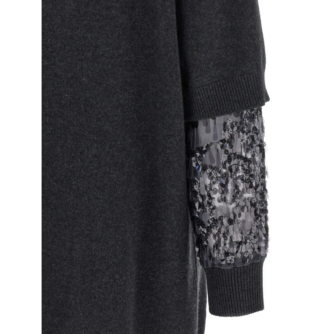 'Sequin-Embellished' Kleid mit langen Ärmeln für Damen