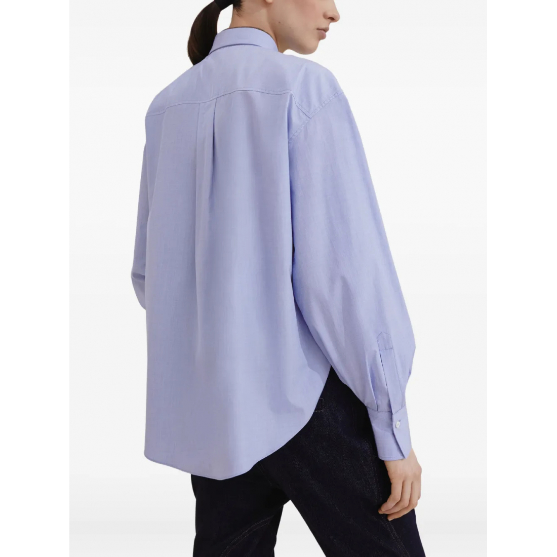 Pull 'Shiny Collar Detail' pour Femmes