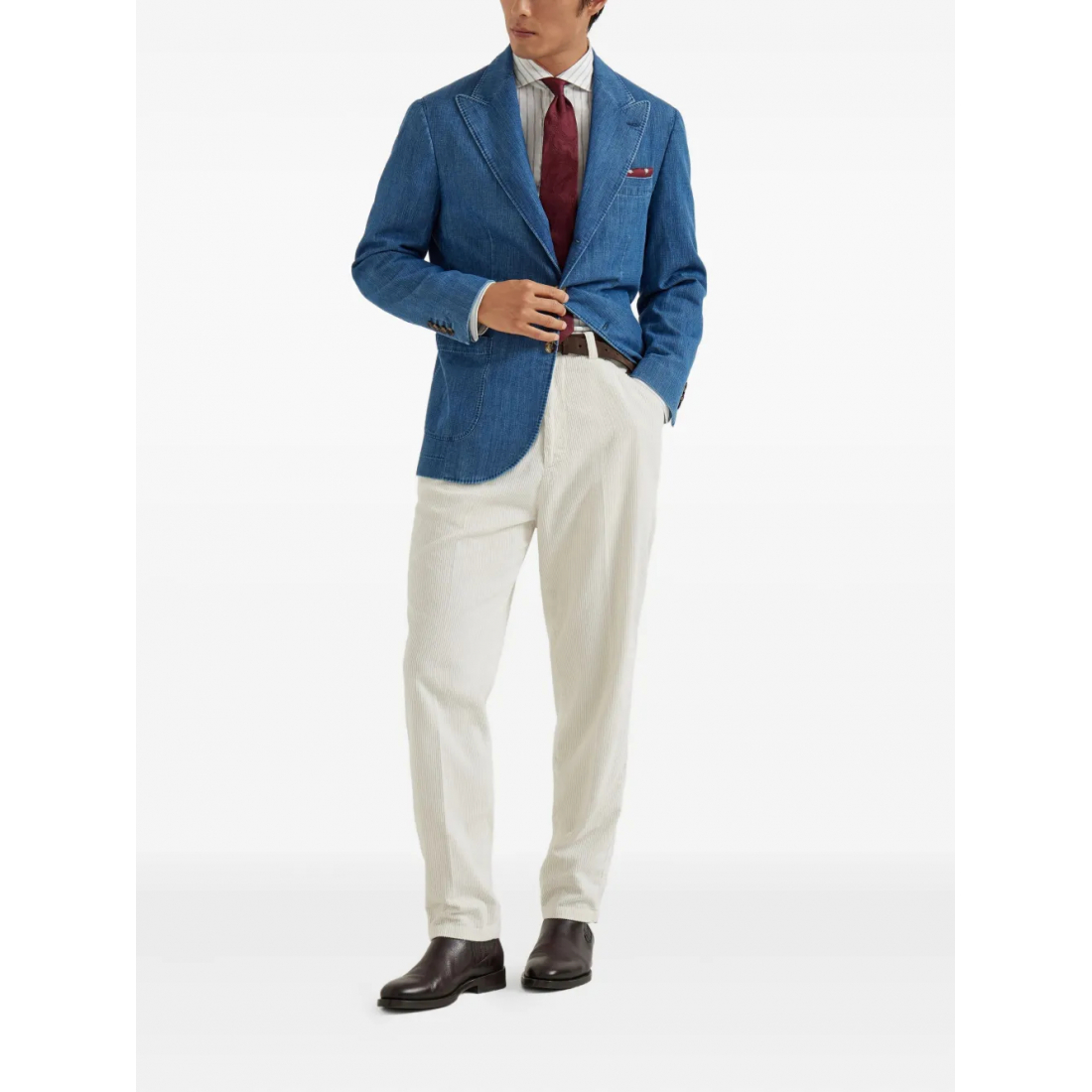 'Striped' Hemd für Herren