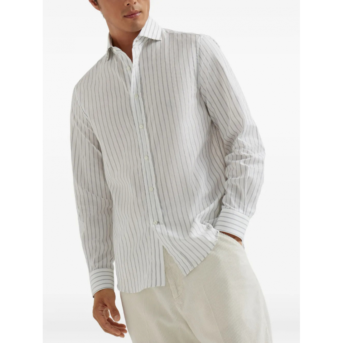 'Striped' Hemd für Herren