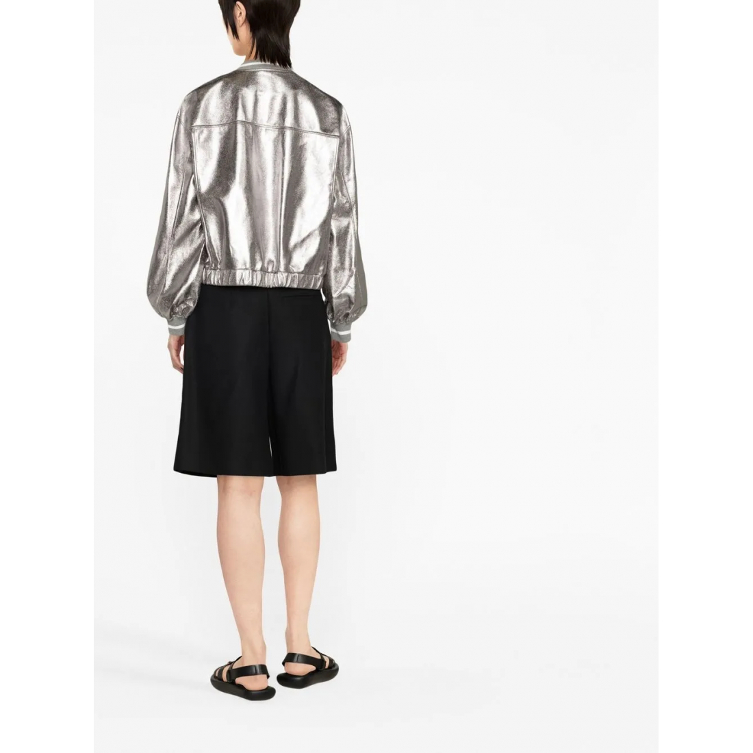 Blouson bomber 'Metallic' pour Femmes