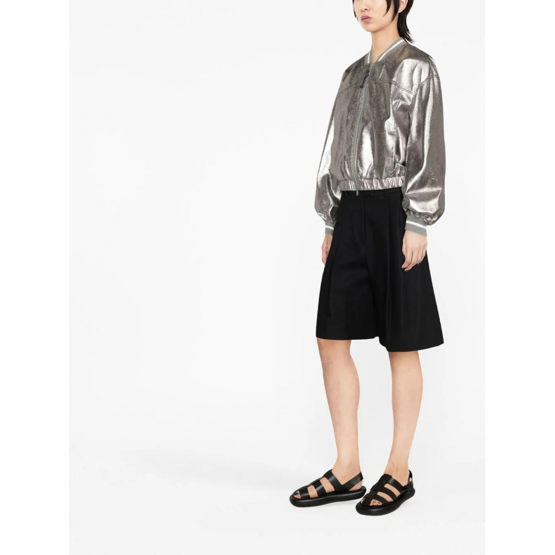 Blouson bomber 'Metallic' pour Femmes